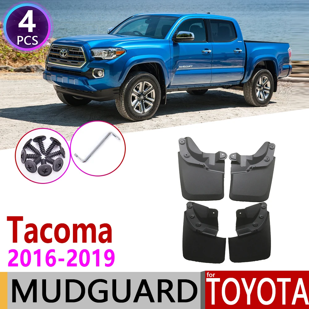 

Переднее заднее крыло автомобиля для Марка Toyota Tacoma N300 2016 ~ 2019 крыло брызговики брызговиков аксессуары для брызговиков 2017 2018 3rd 3 Gen