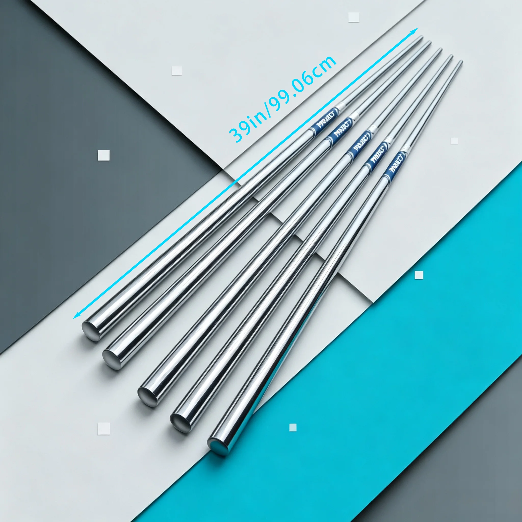 Black X-Mark Steel Iron Shaft with High Torsional Stiffness Structure Effectively Suppresses Shaft Twisting, Stabilizes the Trajectory, and Allows for Easy Control of the Ball, Ensuring Precise Long-Distance Hits. Multiple Hardness Options Available: 5.0/5.5/6.0/6.5