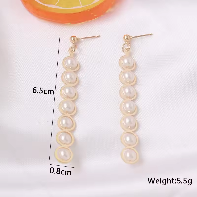 Pure White Women's Dangle Earrings Blooming Flower Acrylic Enamel Butterfly Imitation Pearl Heart Hanging Earrings Elegant brinc - Image 44