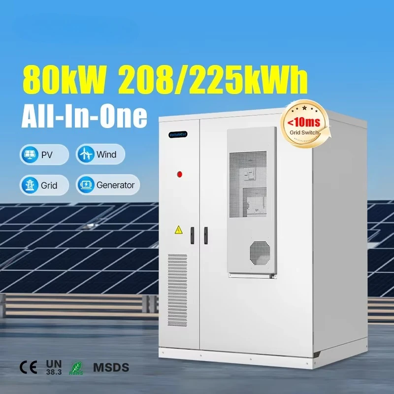 100KW 225KWh 257kWh 200kWh 300kWh Solar Storage All in One C & I PV ESS Cabinet with IP54 Protection and Air Cooling