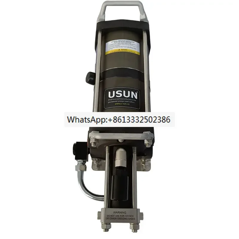 Hot sale USUN Model: 2AGB60 high pressure Pneumatic driven nitrogen gas testing booster pump for sale