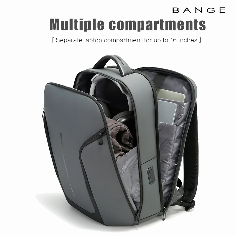 Backpack For Men Women Work Commute Business Travel Bag Waterproof 16 Inch Laptop Backpack Large Capacity School USB Bag