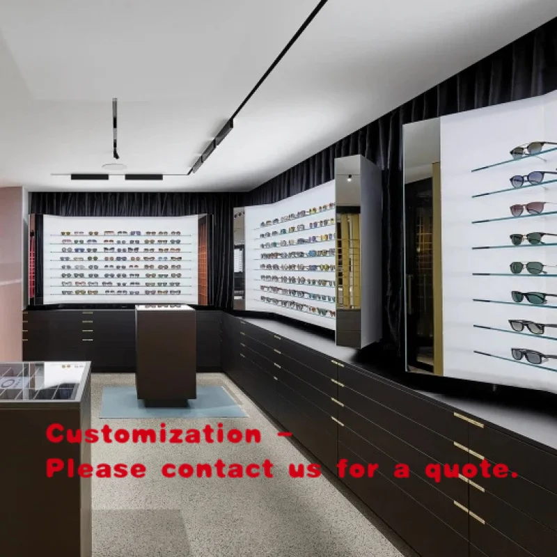 custom.Customized Foldable Wooden Sunglass Display Rack Showcase Optimal Eye Glasses