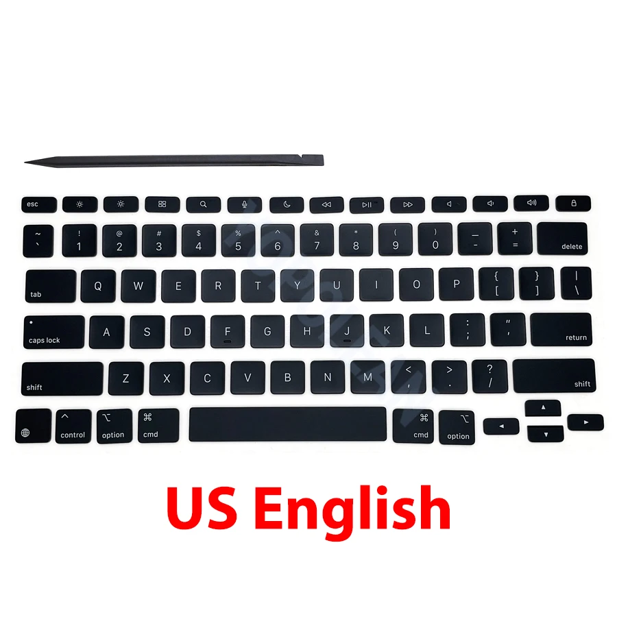 New A2974 A3340 Key Keycaps Keys Cap Black For iPad Pro 13