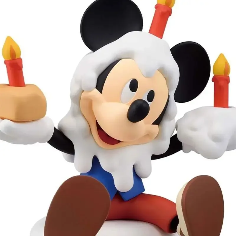 ของแท้จาก Bandai Namco Banpresto เค้กวันเกิดครบรอบ 100 ปี โดนัลด์ดั๊ก มิกกี้เมาส์ มินนี่เมาส์ ฟิกเกอร์โมเดล ของสะสม ของเล่น ของขวัญ AS