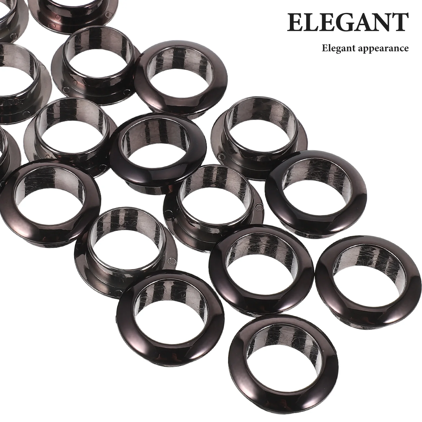 20 piezas, 25mm, cubierta negra para orificios de cables de escritorio, ojal para cables, tapas redondas para gestión de cables de oficina, cubiertas de acceso, cubiertas para orificios de escritorio para cables