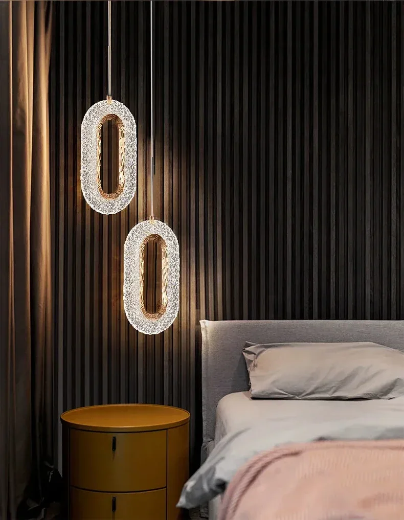Ceiling Lighting LED Pendant Light, Long Line Living Room Background Wall Light, Study Pendant Light, Bedroom Indoor Lighting