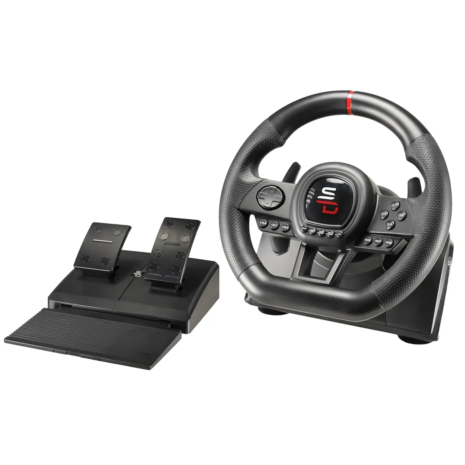 Superdrive - SV650 Racing steering wheel with pedal and paddle shifters for Xbox Serie X/S, Switch 2, Switch, PS4, Xbox One, PC