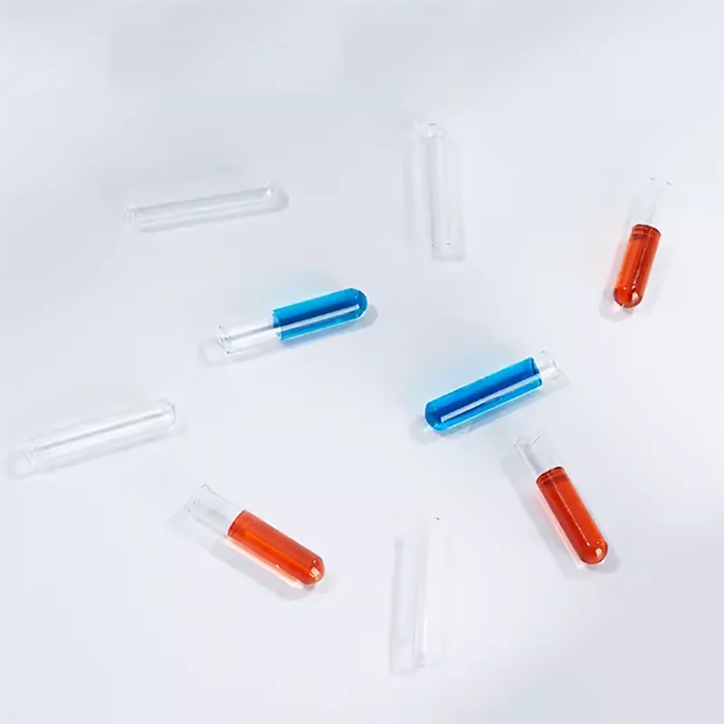 Duchenne small tube fermentation tube 6X30mm 8X30mm small glass test tube tube thickened glass small tube