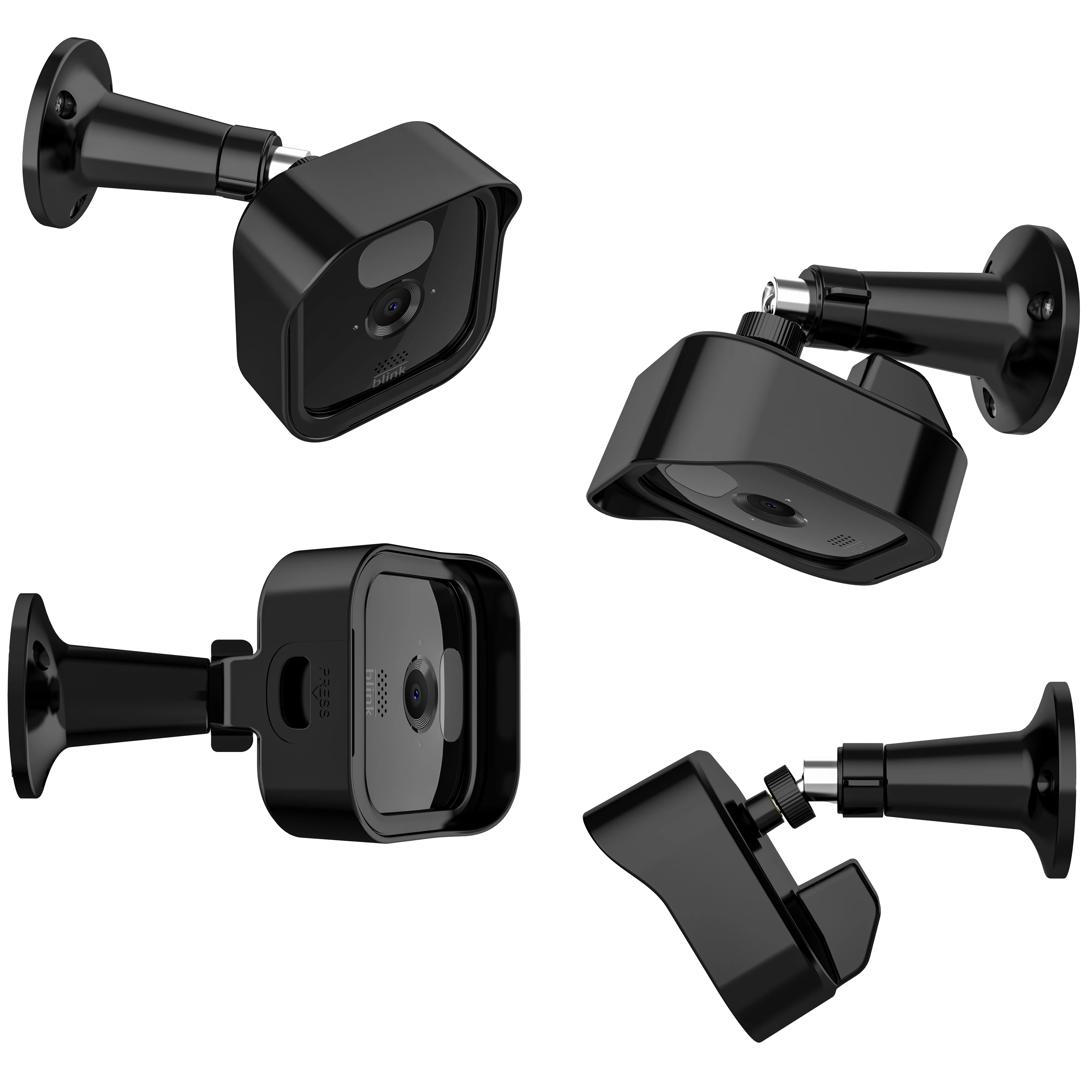 2-Pack Wall Mount Stand For Blink Outdoor Camera 3rd Gen Bracket Weatherproof Cover 360 Degree Adjustable For Blink Outdoor 3rd