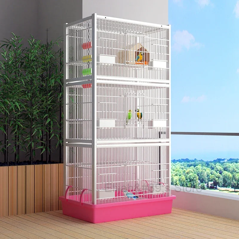 

Budgie Outdoor Bird Cages Breeding Large Pigeon Parrot Stand Bird Cages Canary Quail Cage Pour Oiseaux Pet Products YY50BC