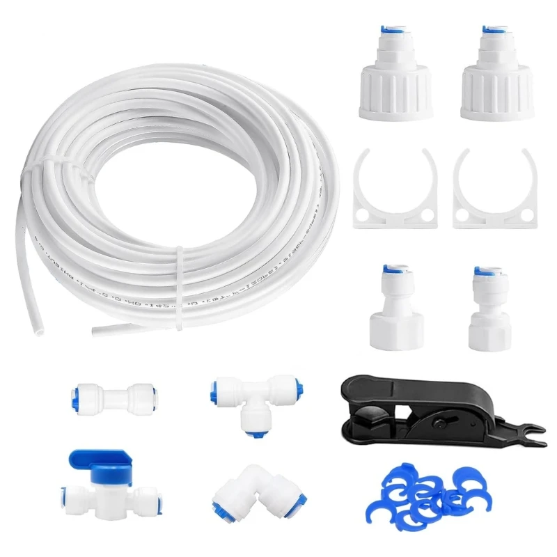 Conjunto suprimentos água 15m, tubo entradas água, fácil instalação, conjunto universal tubos, dropship