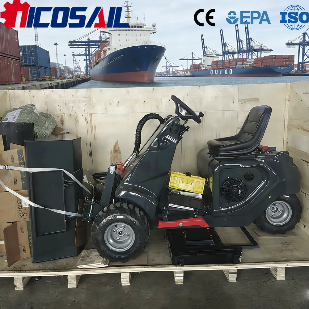 

Compact 3 Wheel Skid Steer Loader CE Certified Euro 5 Durable Structure Strong Power for Agricultural Landscaping