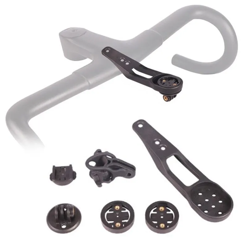 Per H31, CP01, CP04, CP06, CP07, CP10, CP16 Supporto per computer da manubrio integrato per bici per Garmin Bryton Cateye GoPro