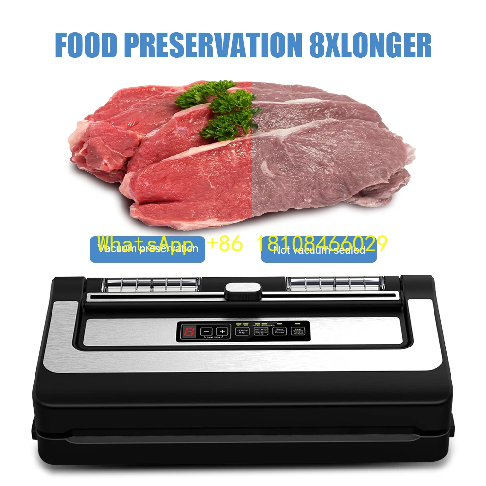 Упаковка пищевых продуктов Общая машина для запечатывания вакуумных пакетов Коммерческая машина для вакуумной запайки с питанием от USB для влажной/сухой/поддержания свежести