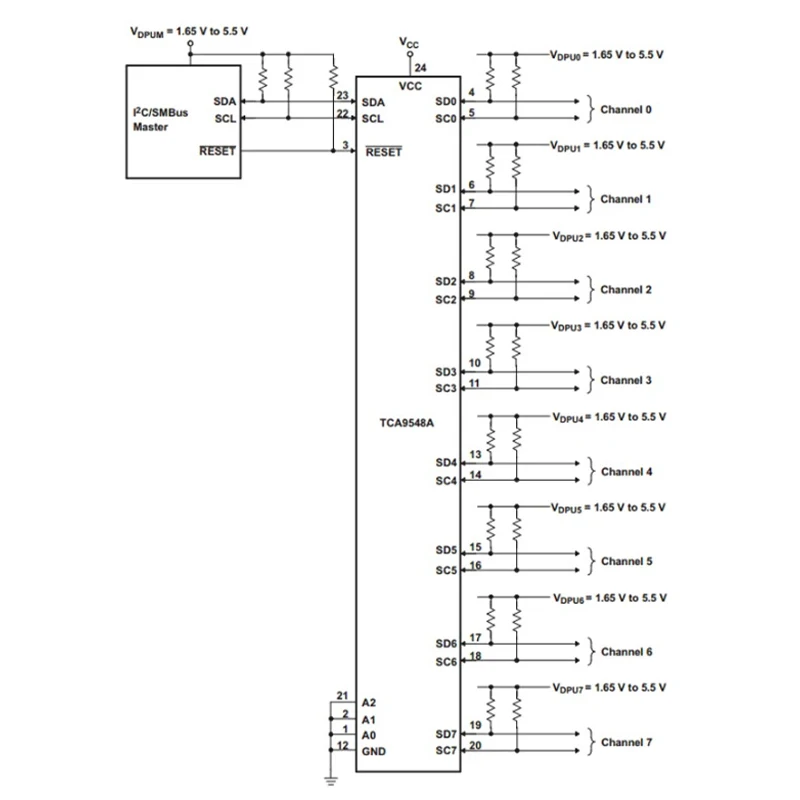 Javino TCA9548A I2C Multiplexer Module 8 Channel IIC Expansion Splitter Controller For Arduino