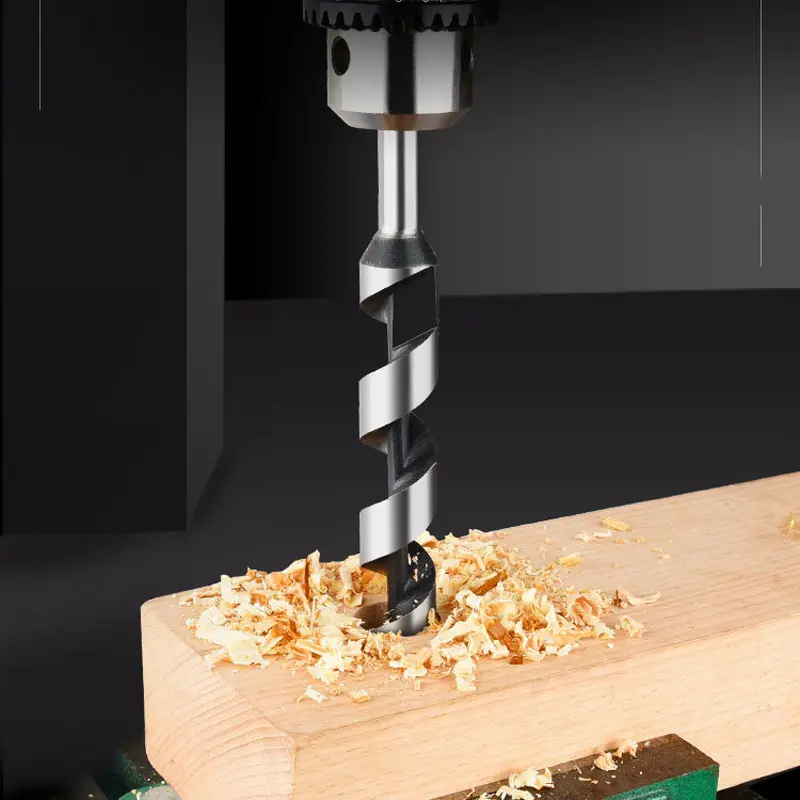 230/460mm Extra Langer Holzbohrer aus Hochkohlenstoffstahl mit Sechskantschaft für Tiefbohrungen in Holz – Detail 6