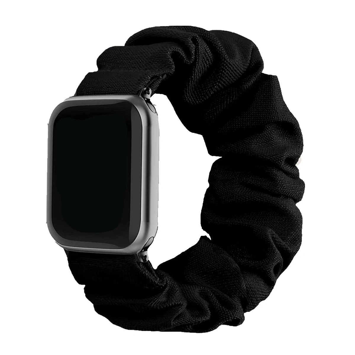 Scrunchie-Armband für Apple Watch Band 44 mm 40 mm 42 mm 41 mm 38 mm 45 mm 49 mm Ultra-Nylon-Solo-Loop-Armband iWatch Damen 8 7 6 5 4 SE – Detail 7