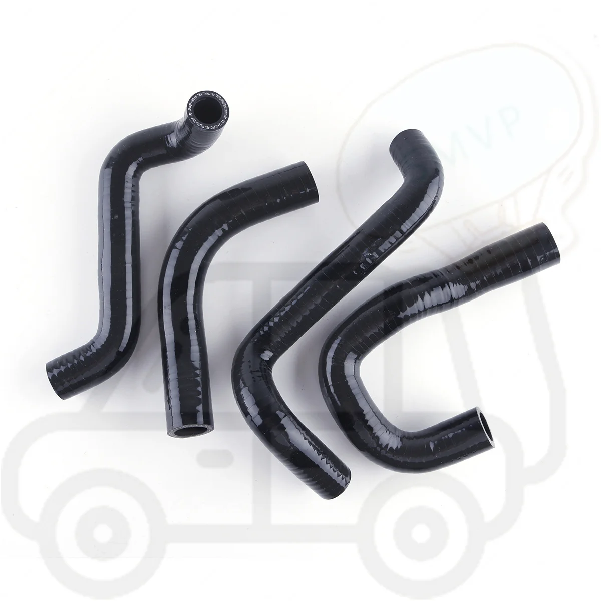 4PCS 3PLY For 1994-2009 Kawasaki Ninja 500R EX500D / GPZ500S GPZ 500 S Silicone Radiator Hose Kit 1999 2000 2001 2002 2003 2004