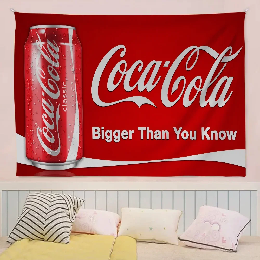 C-Coca-C-Cola Retro Flags Multiple Choice Living Studio Booth Interior Decoration Banner