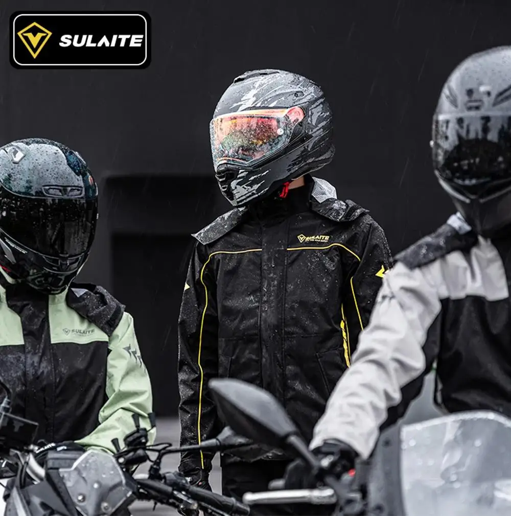 

Motorcycle Raincoat Suit Rain Waterproof Reflective ProtectionRainstorm Prevention Jacket Takeaway Moto Split Raincoat