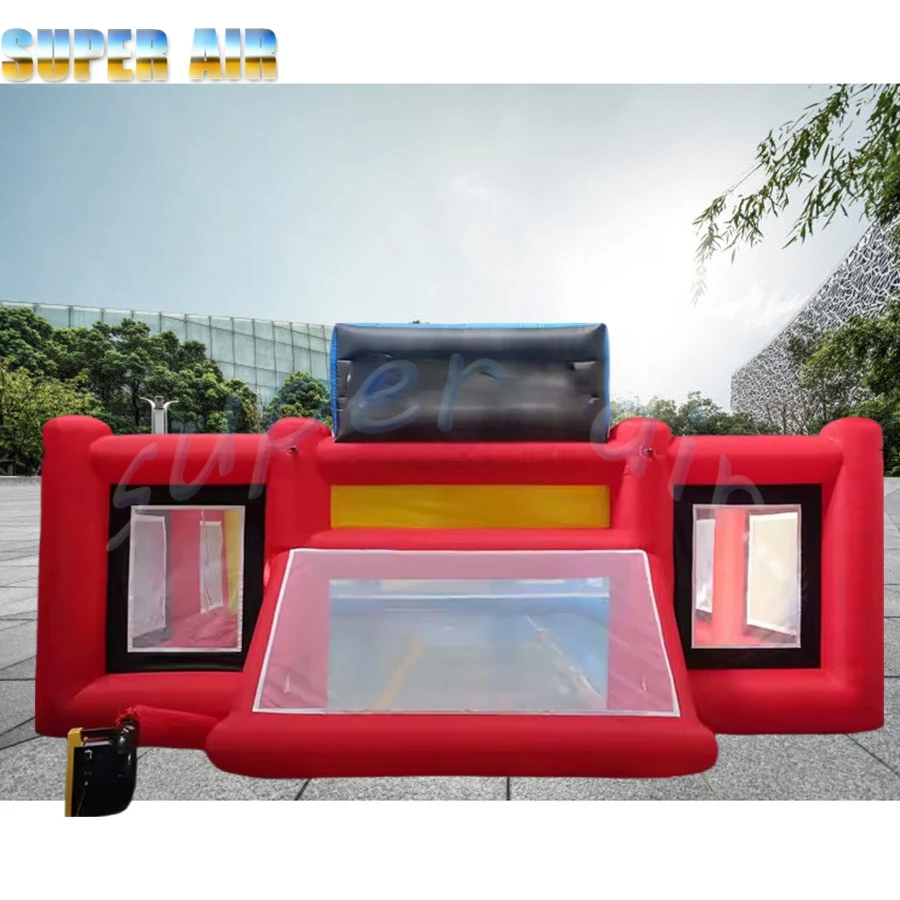 3-in-1 Inflatable Sports Game Field High-Quality Soccer Basketball Volleyball Court Multi-Use Sport Game Equipment