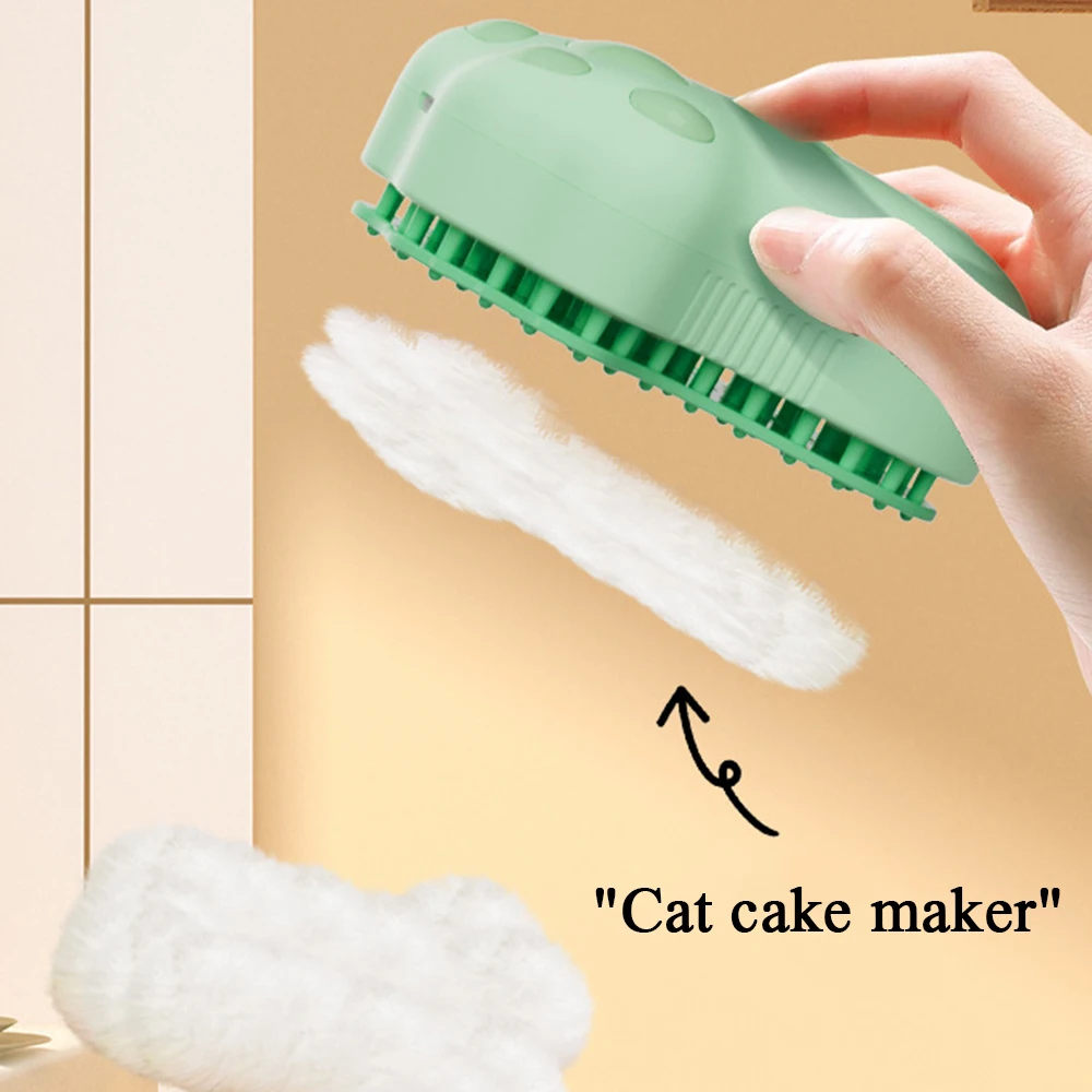 4-in-1 Claw-Shaped Pet Spray Massage Brush Multifunctional Pet Brush Comb Pet Cleaning Accessories