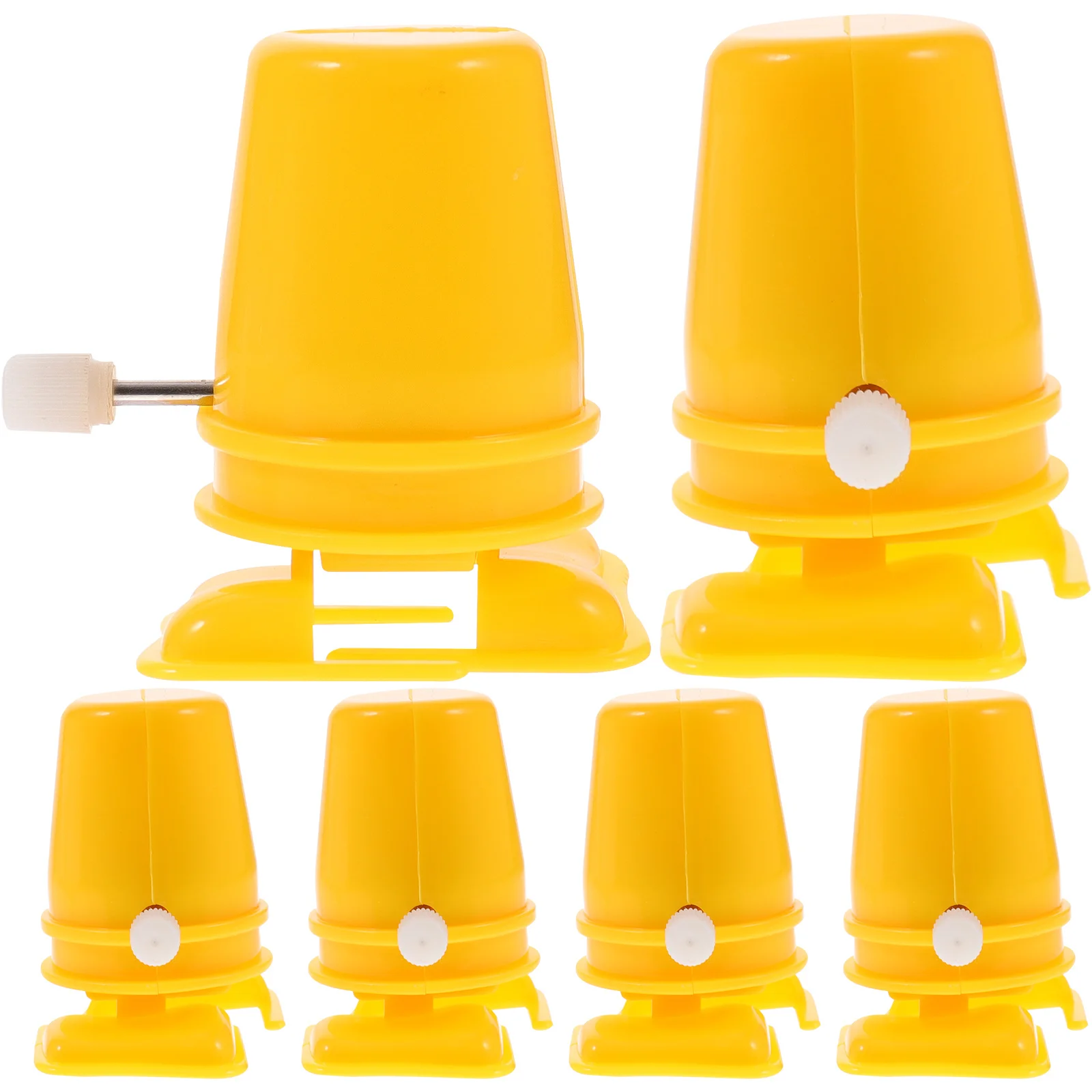 

DIY Accessory Kit 6 Pcs Clockwise Movement Plastic Replacement Part for Windup Toys Mini Repairing Fitting Small Models