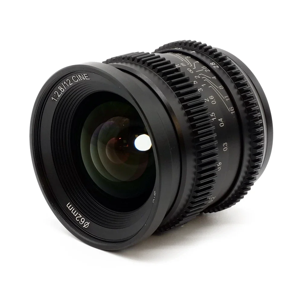 

SLR Magic 12mm F2.8 APS-C Wide Angle Cine Cinema Prime Lens MF / Manual Focus for E-mount, X-mount