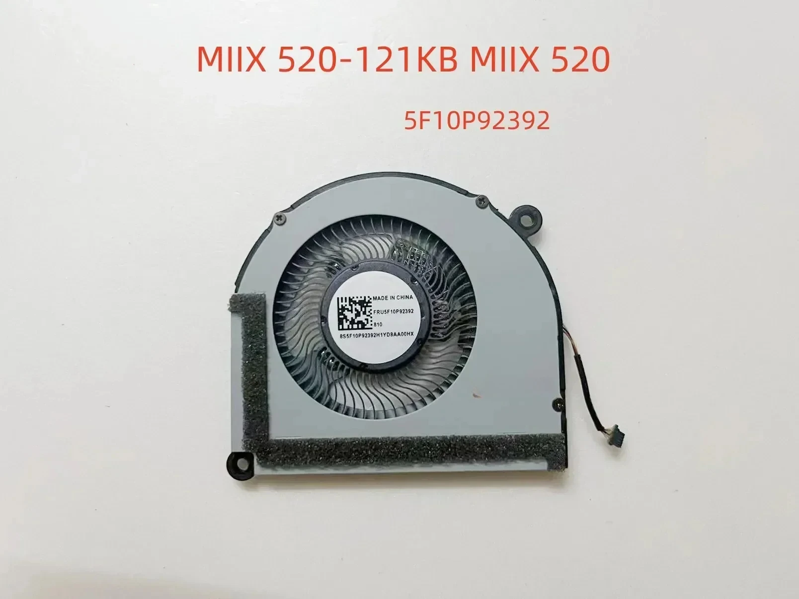 Original CPU COOLING FAN For MIIX 520-121KB ND55C46-17C16 4wire 5F10P92392