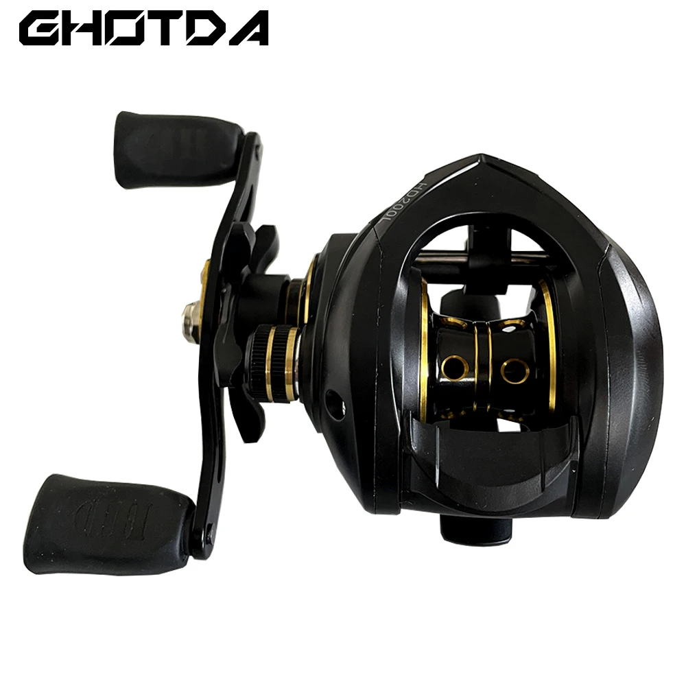 Ghotda Ultralight 219g Salt Water Baitcasting Fishing Reel High Precise Fine-tuning Efficiency Fishing Coil