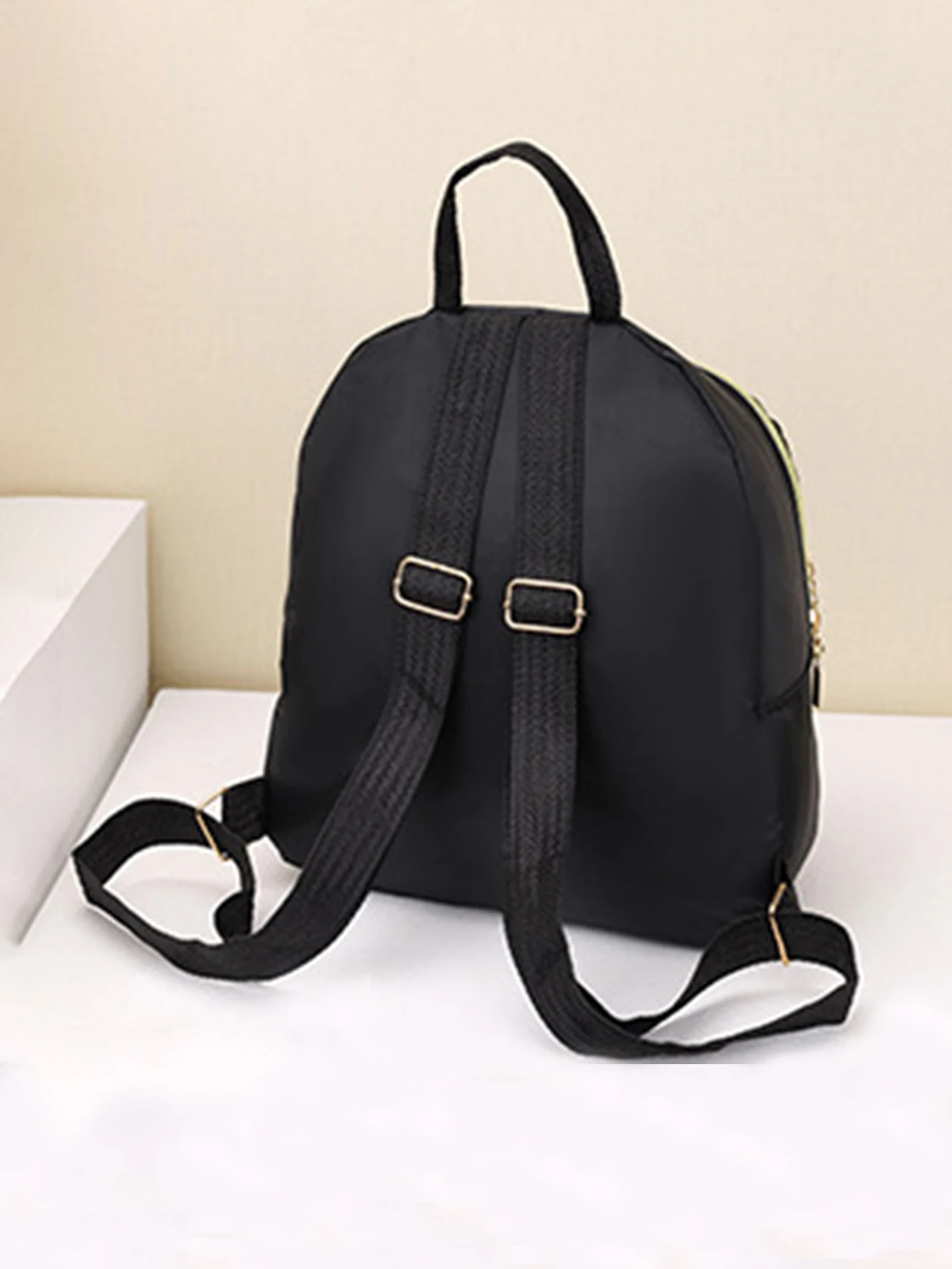 Modischer Freizeitrucksack für Damen, kleine, leichte Alltagsreisetasche für das College, Pendeln, Outdoor, niedliche Alltags-Umhängetasche – Detail 3