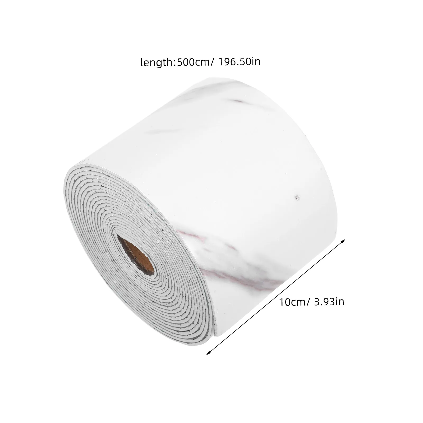 1 Roll Self Adhesive Waterproof PVC Wall Trim for Kitchen Bathroom Hallway Edge Corner Covering Waist Line Decorative