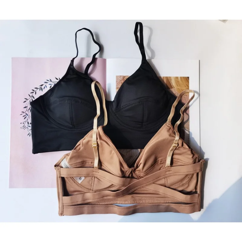 

Sexy Wireless Backless Comfortable Breathable Bra Thin Seamless Simple Inner Wear Bra for Women