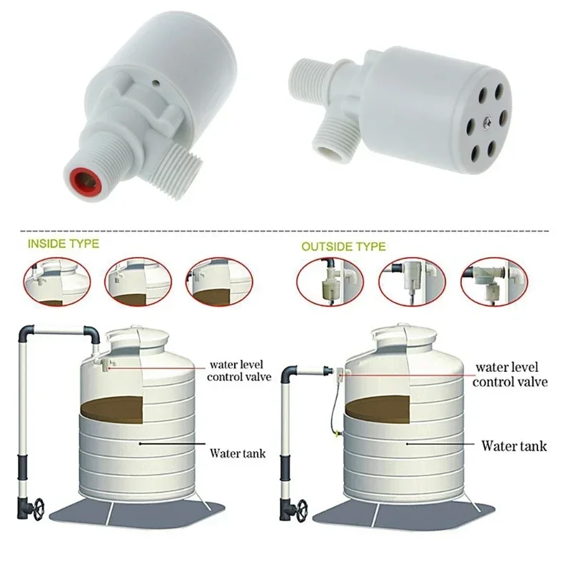 Floating Ball Automatic Float Water Level Control F/ Water Water Tower