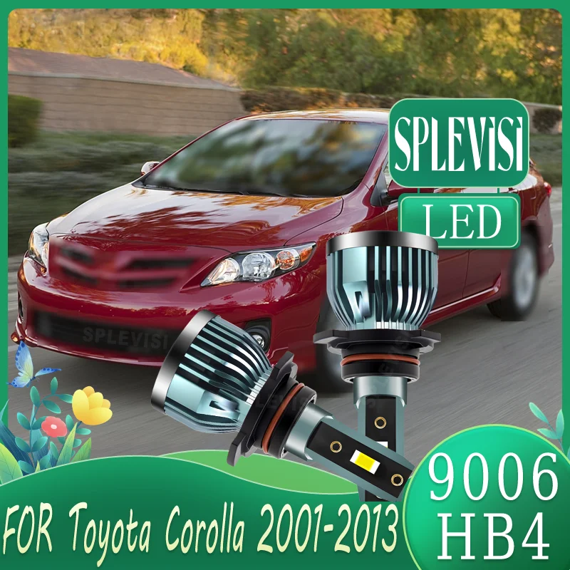 

Easy Install Quick Start 9006 12v Headlight LED Low Beam Lights For Toyota Corolla 2001 2002 2003 2004 2005 2006 2007 2008-2013