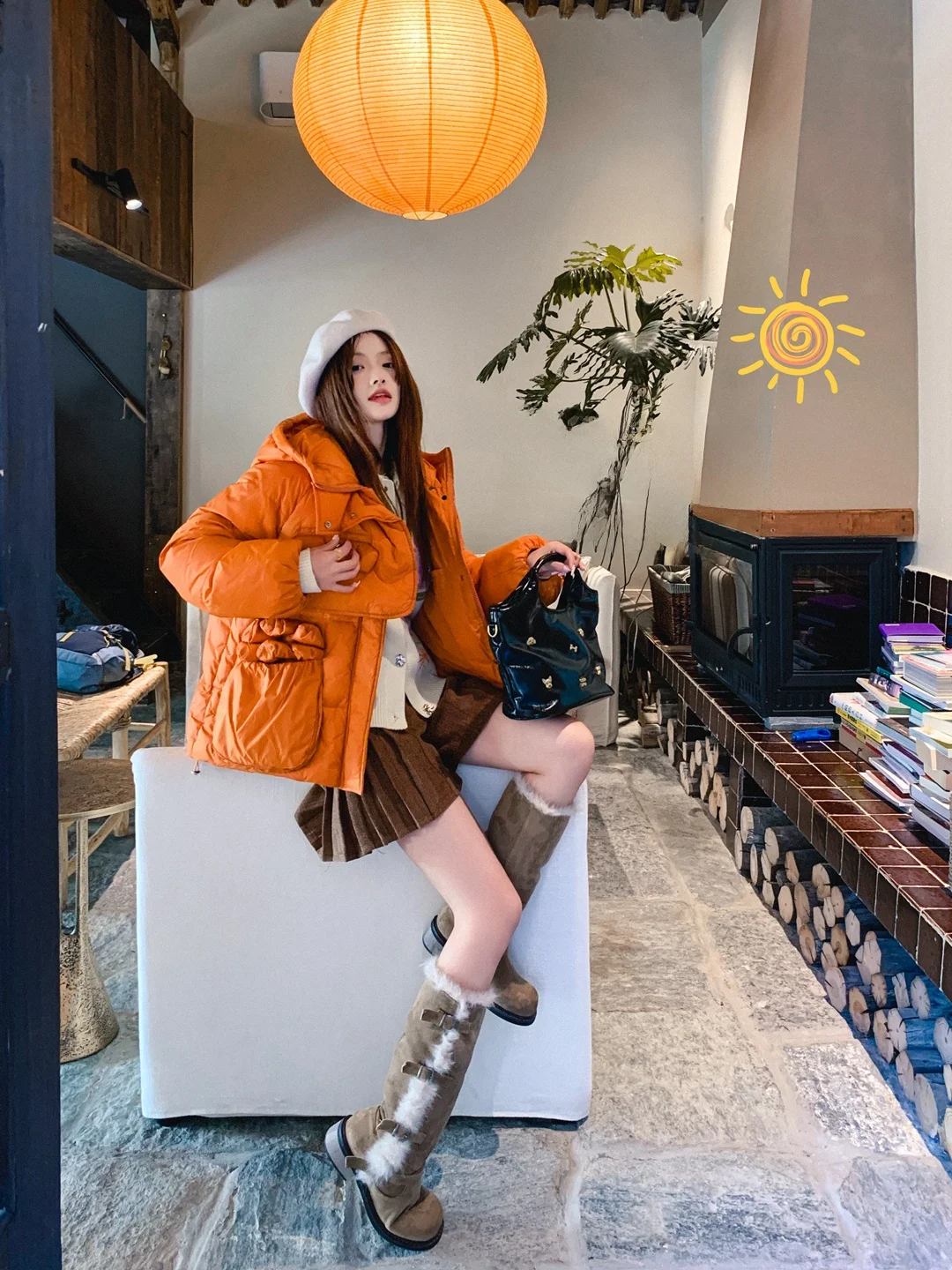 

Gula Liangpin Bread Style High Fill Power Duck down Jacket Lightweight Soft White Duck Feather Puffy Coat Female Spring Autum...