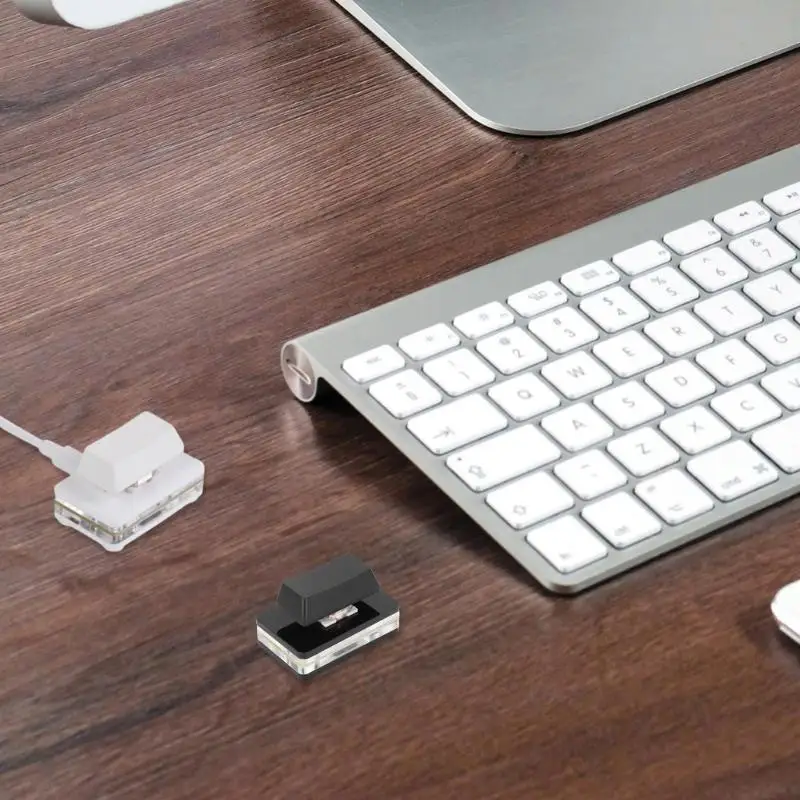Hot Swappable Single Key Keyboard With Mechanical Switching Programmable USB C Shortcut Key For PC Desktop Gaming Office