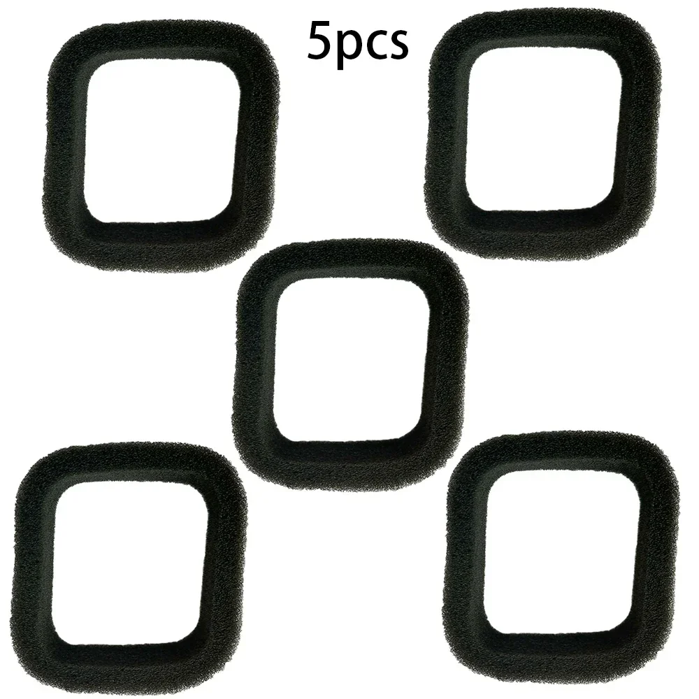 5 PCS Air Filters Set For Strimmers String Trimmer Assembly Parts 50mm X 43mm Garden Power Tool Replacement Accessories