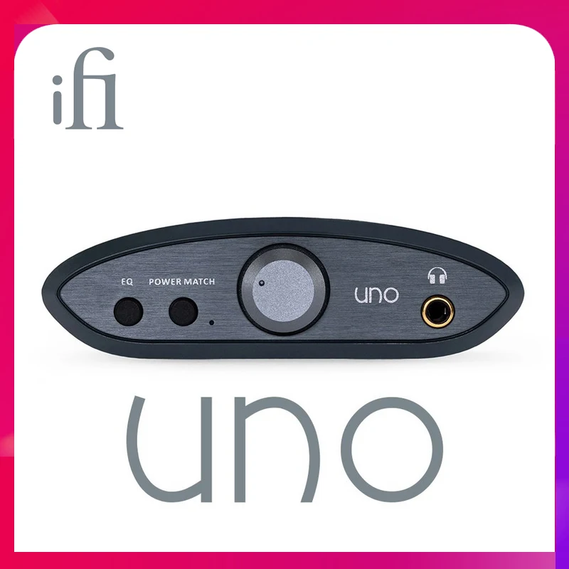 IFi uno portátil equilibrado Hi-res Digital conversor analógico auscultadores amplificador novo Sonic Booster equipamento áudio profissional