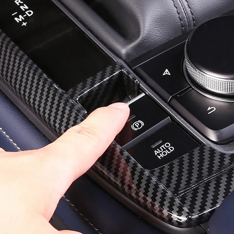 Car Central Gear Panel Control Panel Decal Car Gearbox Interior Modification For Mazda CX30 CX-30 2020-2021 LHD