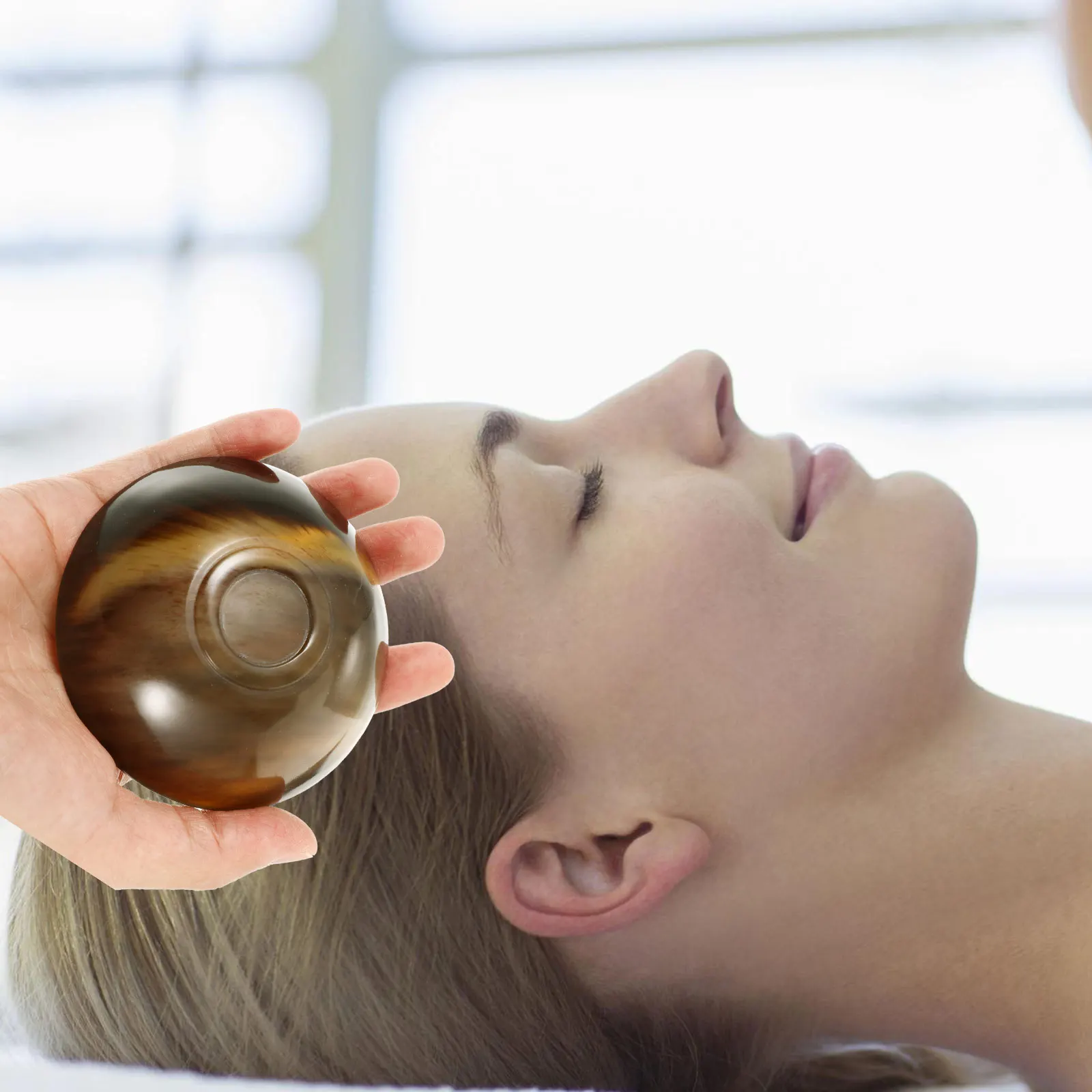 

Round Gua Plate Scraping Dish Horns Massager Multi functional Body Foot Limbs Massage Tools R om Use