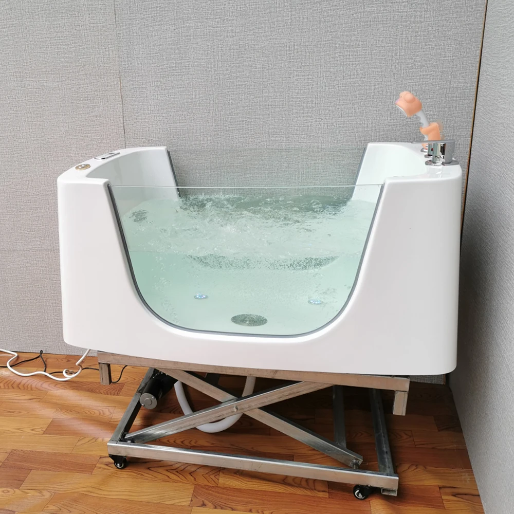 Picture 3: Acrylic Electric Grooming Salon Pet Water Spa Dog Bath Tub Ozone Therapy Bathing Tubs Price Bathtub