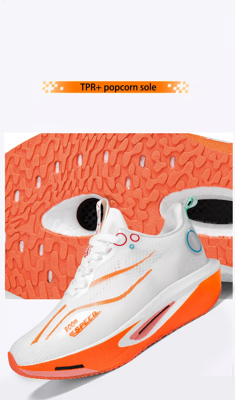 Herren Carbonplatten-Laufschuhe Atmungsaktiv Stabil Leichtgewichtig für Marathon Herren Damen Professionelle Rennschuhe Gedämpft Rutschfest – Detail 8