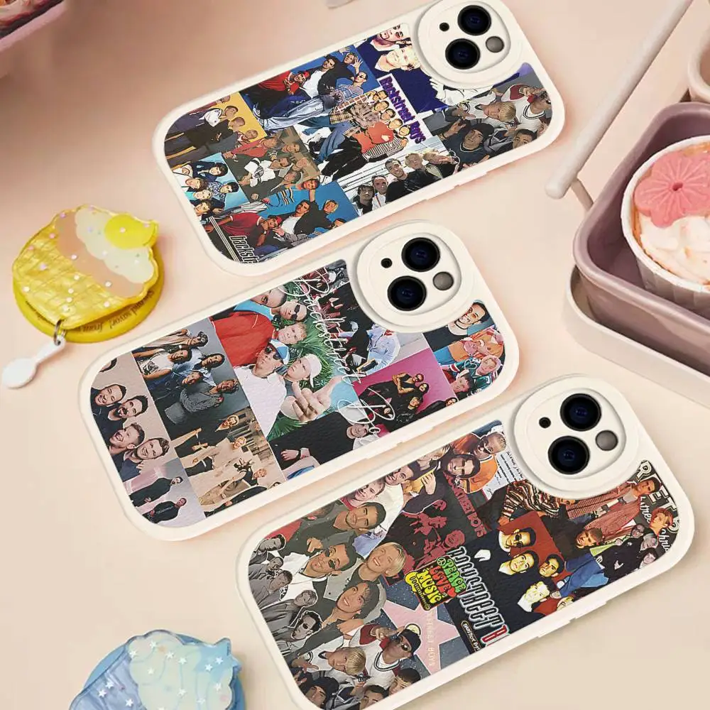 Band B-Backstreet B-Boys Leather Phone Case For IPhone 16 15 14 17 Pro Max 11 12 Mini Plus Soft Shell