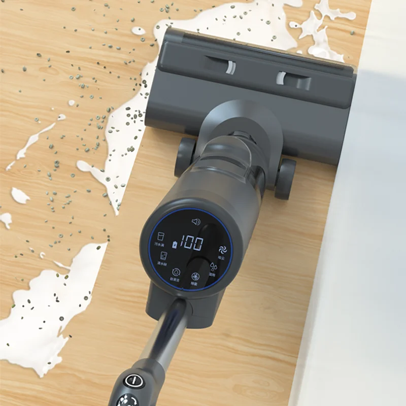 5000 mAh Cordless Electric Mop Vertical Vacuum Cleaner Dry Wet Floor Washer Self Cleaning Wireless Handheld Floor Washer