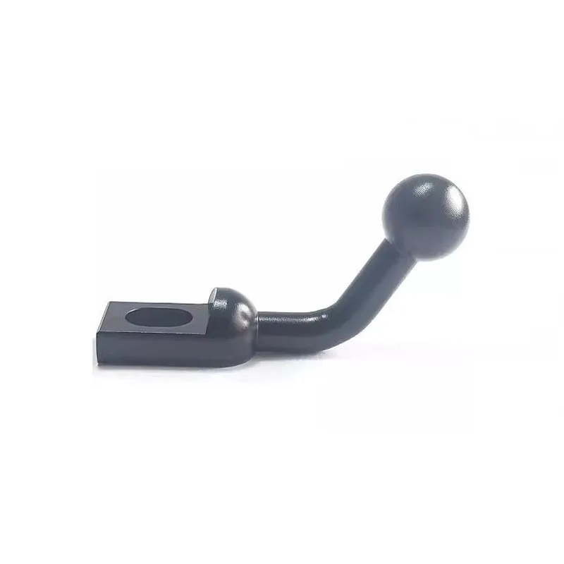 Motorcycle Rearview Mirror Fixed Base Crooked Ball Head Mobile Phone Holder 17 Aluminum Alloy Crooked Mouth Ball Head Accessory