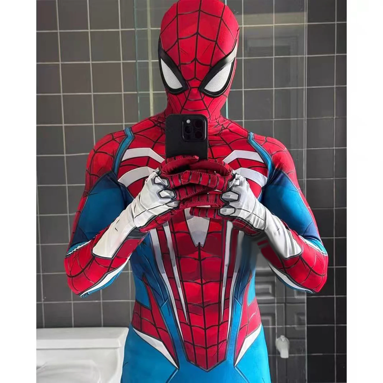 ps5-spiderman-advanced-suit-cosplay-spiderman-costume-superhero-zentai-bodysuit-spandex-peter-parker-halloween-costume-adut-kid