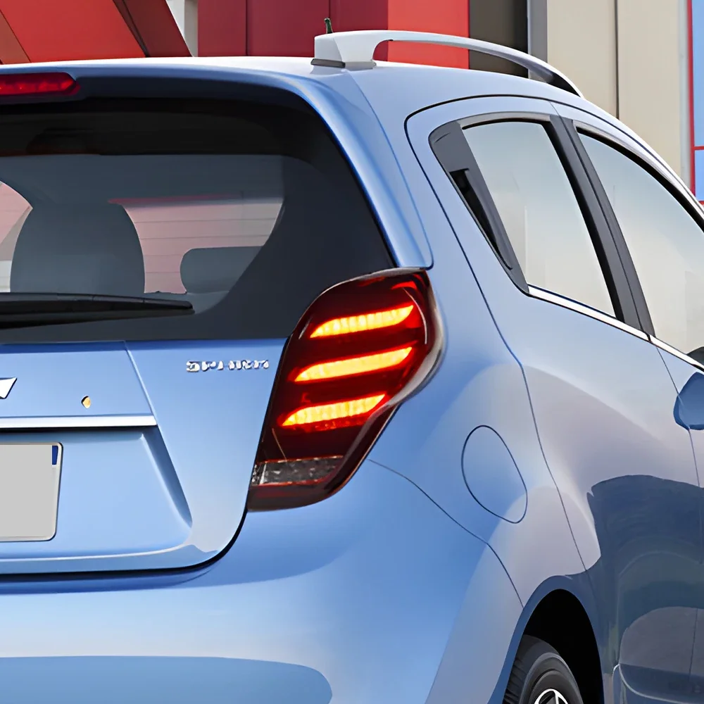 

Автомобильные задние фонари в сборе для Chevrolet Spark 2011-2014, автоматические задние фонари, обновленная светодиодная подсветка, мигалка, задний стоп-сигнал