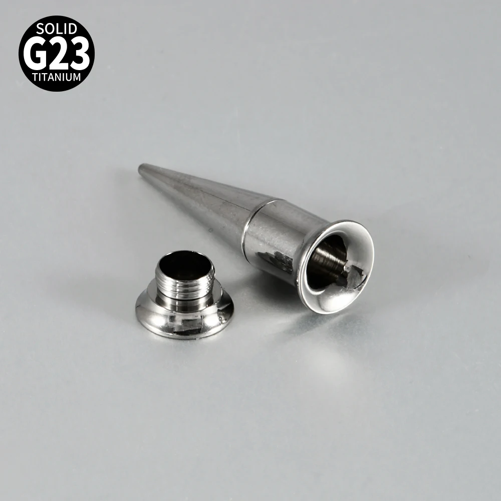3pcs G23 Titanium Ear Taper Kit, Body Piercing Expander Set